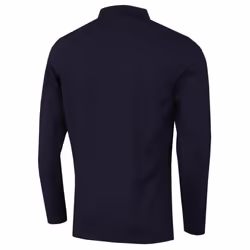 Calvin Klein Mens 2024 Long Sleeve Stretch Campus Golf Polo Shirt - XL, Navy