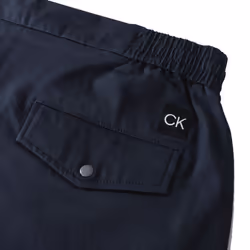 Calvin Klein Mens 2024 CK Comfy Hybrid Stretch Cotton Golf Shorts - 38" Waist, Navy