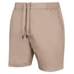 Calvin Klein Mens CK Comfy Hybrid Stretch Cotton Golf Shorts - 34" Waist, Stone