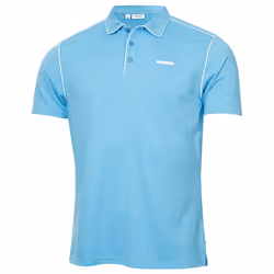 Calvin Klein Mens 2025 San Marcos Moisture Wicking Golf Technical Polo Shirt - M, Aquarius
