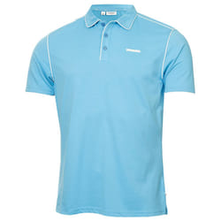Calvin Klein Mens 2025 San Marcos Moisture Wicking Golf Technical Polo Shirt - M, Aquarius