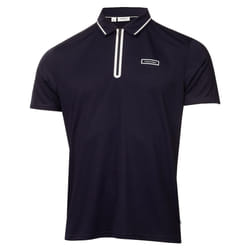 Calvin Klein Mens 2025 Belmont Moisture Wicking Technical Golf Polo Shirt - XXL, Navy