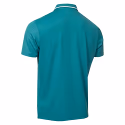 Calvin Klein Mens 2025 Belmont Moisture Wicking Technical Golf Polo Shirt - M, Sea Green