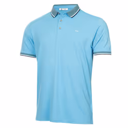 Calvin Klein Mens 2025 Rockland Moisture Wicking Easy Care Golf Polo Shirt - S, Aquarius