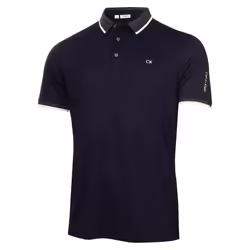 Calvin Klein Mens 2025 Rockland Moisture Wicking Easy Care Golf Polo Shirt - M, Navy
