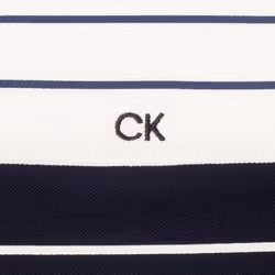Calvin Klein Mens 2025 Pinebrook Moisture Wicking Technical Golf Polo Shirt - L, Navy