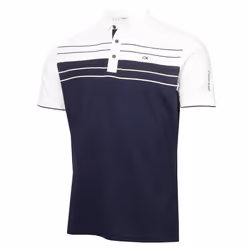 Calvin Klein Mens 2025 Pinebrook Moisture Wicking Technical Golf Polo Shirt - XL, Navy