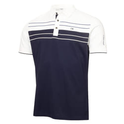 Calvin Klein Mens 2025 Pinebrook Moisture Wicking Technical Golf Polo Shirt - XL, Navy