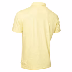 Calvin Klein Mens 2025 Abstract Watercolour Printed Stretch Golf Polo Shirt - M, Lemon