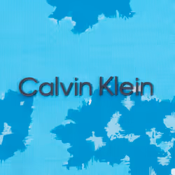 Calvin Klein Mens 2025 Cyber Floral Printed Moisture Wicking Golf Polo Shirt - S, Aquarius