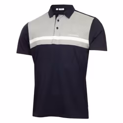 Calvin Klein Mens 2025 Clearview Moisture Wicking Technical Golf Polo Shirt - M, Navy