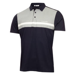 Calvin Klein Mens 2025 Clearview Moisture Wicking Technical Golf Polo Shirt - M, Navy