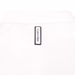 Calvin Klein Mens 2025 Clearview Moisture Wicking Technical Golf Polo Shirt - M, White