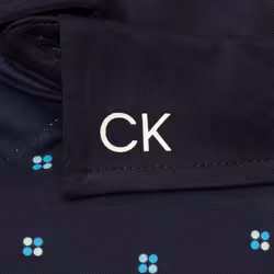 Calvin Klein Mens 2025 Riverton Moisture Wicking Technical Golf Polo Shirt - XL, Navy