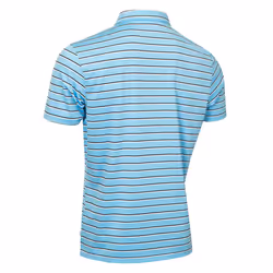 Calvin Klein Mens 2025 Winchester Moisture Wicking Breathable Golf Polo Shirt - L, Aquarius