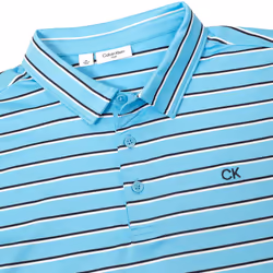 Calvin Klein Mens 2025 Winchester Moisture Wicking Breathable Golf Polo Shirt - M, Aquarius