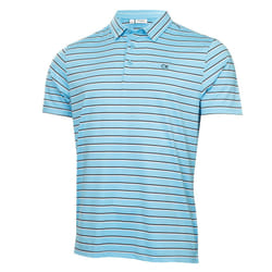 Calvin Klein Mens 2025 Winchester Moisture Wicking Breathable Golf Polo Shirt - S, Aquarius