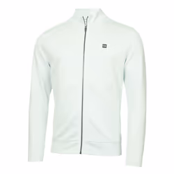 Calvin Klein Mens 2025 Concord Full Zip Stretch Soft Wicking Golf Sweater - L, Light Jade