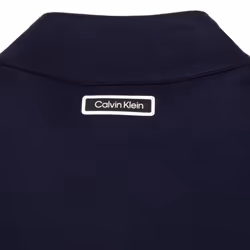 Calvin Klein Mens 2025 Concord Full Zip Stretch Soft Wicking Golf Sweater - XXL, Navy