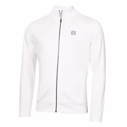 Calvin Klein Mens 2025 Concord Full Zip Stretch Soft Wicking Golf Sweater - XL, White
