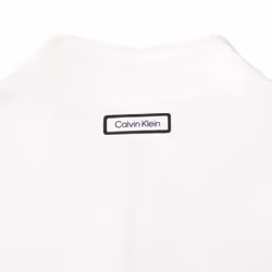 Calvin Klein Mens 2025 Concord Full Zip Stretch Soft Wicking Golf Sweater - XL, White