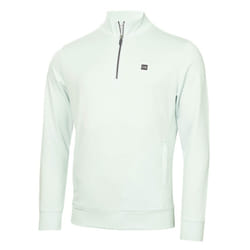 Calvin Klein Mens 2025 Concord Half Zip Stretch Soft Wicking Golf Sweater - XL, Light Jade