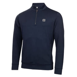 Calvin Klein Mens 2025 Concord Half Zip Stretch Soft Wicking Golf Sweater - M, Navy