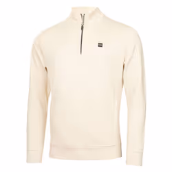Calvin Klein Mens 2025 Concord Half Zip Stretch Soft Wicking Golf Sweater - M, Turtledove