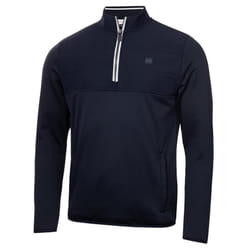 Calvin Klein Mens 2025 Atlantic Hybrid Stretch Insulated Half Zip Golf Sweater - M, Navy