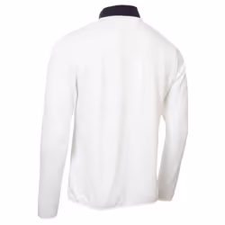 Calvin Klein Mens 2025 Atlantic Hybrid Stretch Insulated Half Zip Golf Sweater - L, White