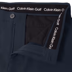 Calvin Klein Mens 2025 CK Impact 4-Way Stretch Slim Fit Golf Trousers - 34" Waist, Navy