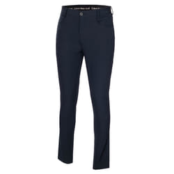 Calvin Klein Mens 2025 CK Impact 4-Way Stretch Slim Fit Golf Trousers - 36" Waist, Navy