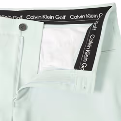 Calvin Klein Mens 2025 CK Impact 4-Way Stretch Slim Fit Golf Shorts - 32" Waist, Light Jade