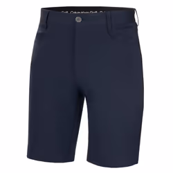 Calvin Klein Mens 2025 CK Impact 4-Way Stretch Slim Fit Golf Shorts - 32" Waist, Navy