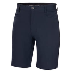 Calvin Klein Mens 2025 CK Impact 4-Way Stretch Slim Fit Golf Shorts - 32" Waist, Navy