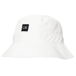 Calvin Klein Mens Delaware Lightweight Moisture Wicking Golf Bucket Hat - One Size, White