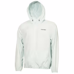 Calvin Klein Mens Printed Water Resistant Golf Windbreaker Jacket - M, Light Jade