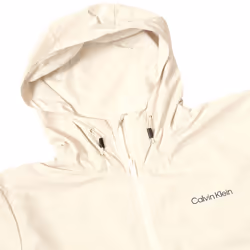 Calvin Klein Mens Printed Water Resistant Golf Windbreaker Jacket - M, Turtle Dove