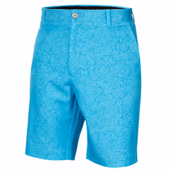Calvin Klein Mens 2025 Printed Bullet Stretch Lightweight Wicking Golf Shorts - 38" Waist, Aquarius