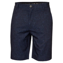 Calvin Klein Mens 2025 Printed Bullet Stretch Lightweight Wicking Golf Shorts - 38" Waist, Navy