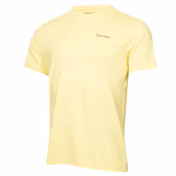 Calvin Klein Mens Newport Moisture Wicking Breathable Lightweight T-Shirt - L, Lemon