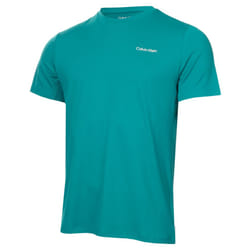 Calvin Klein Mens Newport Moisture Wicking Breathable Lightweight T-Shirt - L, Sea Green