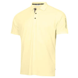 Calvin Klein Mens Club Golf Lightweight Breathable Wicking Polo Shirt - L, Lemon