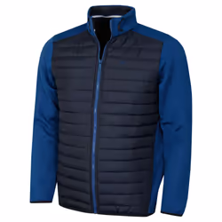 Calvin Klein Mens 2025 CK Hybrid Insulate Lightweight Golf Jacket - XXXXL, Dresden Blue/Navy