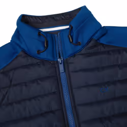 Calvin Klein Mens 2025 CK Hybrid Insulate Lightweight Golf Jacket - XXXXL, Dresden Blue/Navy