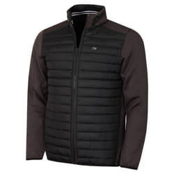 Calvin Klein Mens CK Hybrid Insulate Lightweight Golf Jacket - XXXL, Storm/Black