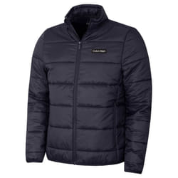 Calvin Klein Mens Adventure Full Zip Packable Padded Jacket - XL, Navy