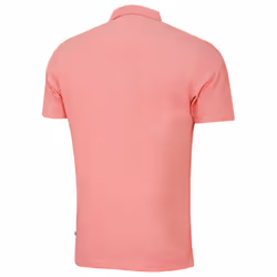 Calvin Klein Mens 2025 Prep Campus Oxford Pique Golf Polo Shirt - S, Coral