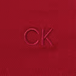 Calvin Klein Mens 2025 North Coast Moisture Wicking Golf Polo Shirt - L, Burgundy