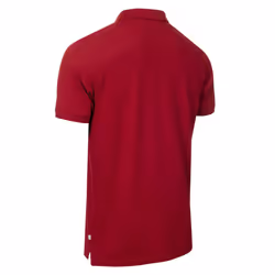 Calvin Klein Mens 2025 North Coast Moisture Wicking Golf Polo Shirt - M, Burgundy